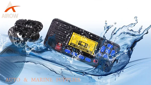 Airow auto Recent RS-509MG Built-in GPS High Power Output Marine Radio Long Communication Boat Radio