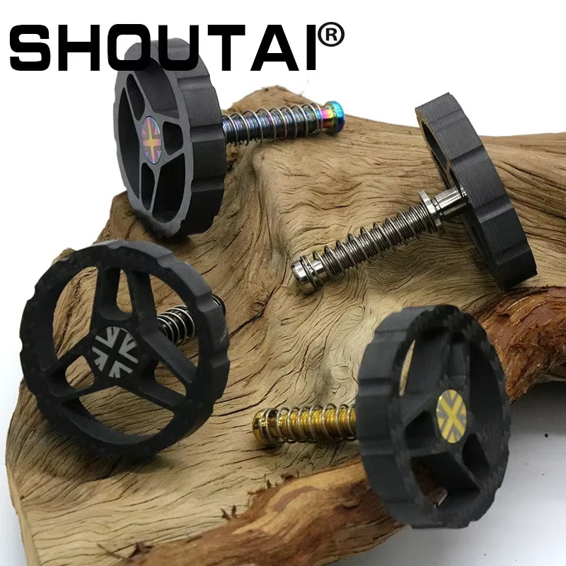 

SHOUTAI-Carbon Fiber Hinge Levers For Brompton TC4 Quick Release Buckle Bicycle Skewer Limit Screw Nut
