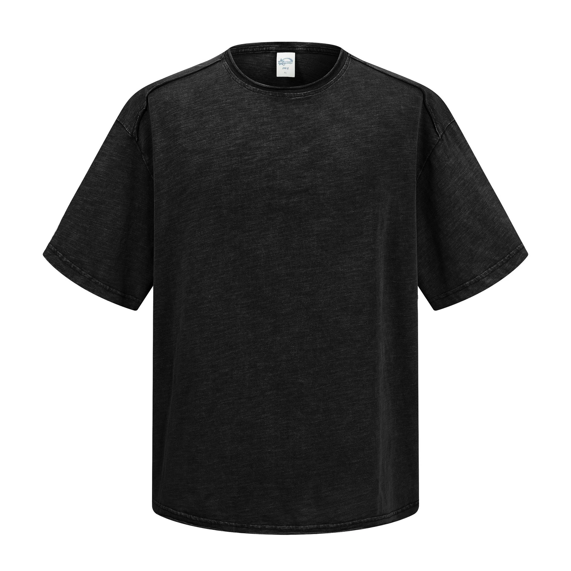 

Short sleeved patchwork T-shirt men's 2026 new item