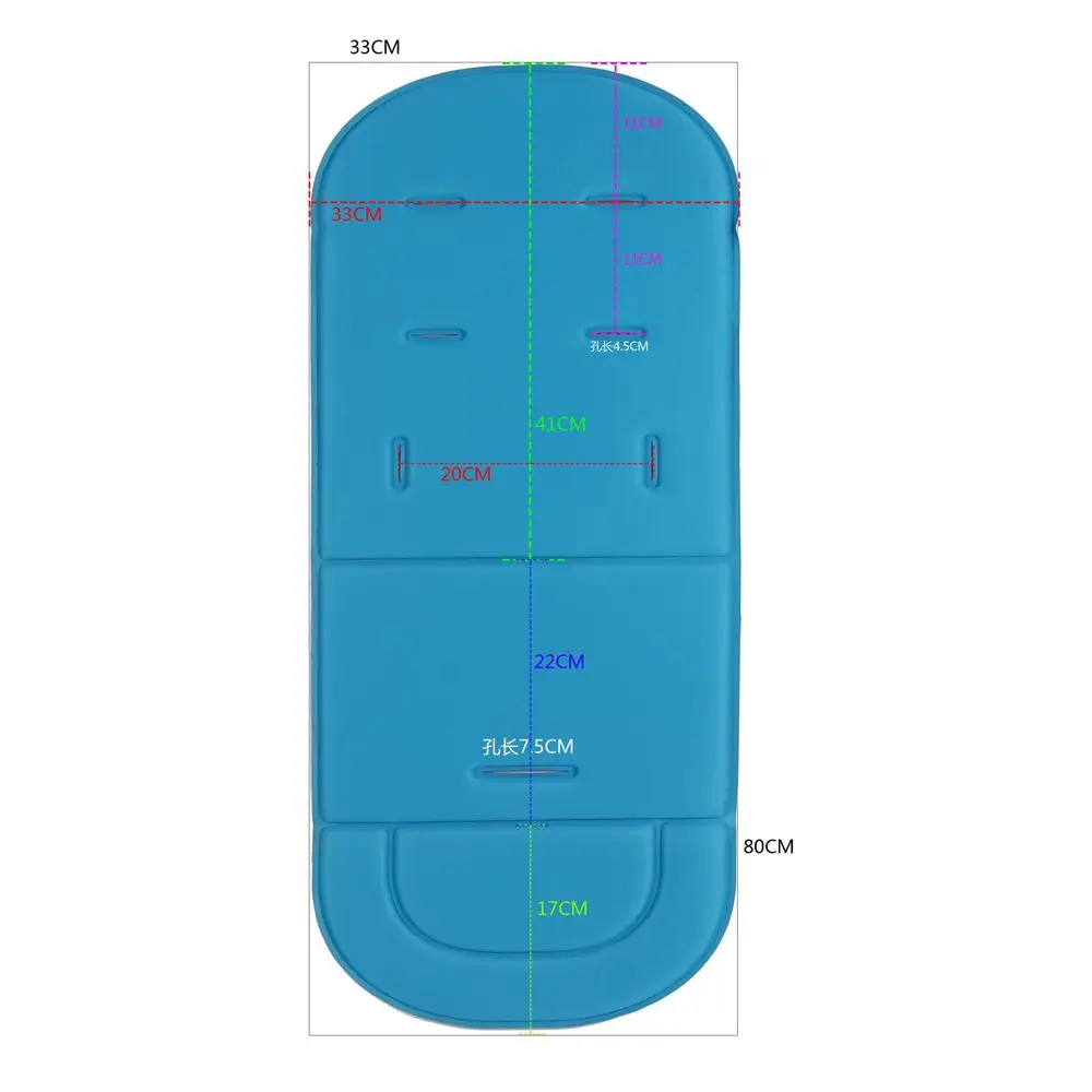 Revestimiento de asiento lavable con diseño de estrella y Animal, colchón para carrito, accesorios para cochecito, alfombrilla para coche, cojín para cochecito de bebé