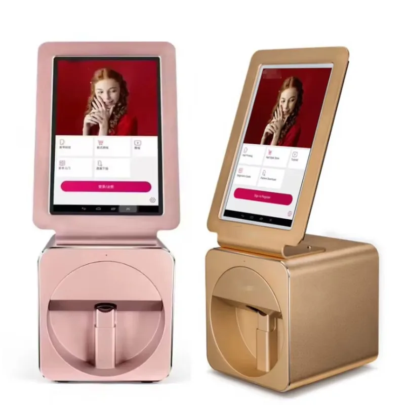 3D Nail Art Machine, Nail Printer Nail Art Printer, Stamping and Painting Machine, Fully Automatic Intelligent