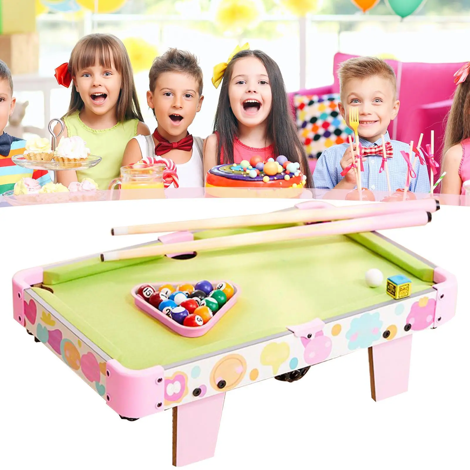 

Pool Table For Kids Folding Portable Funny Game Tabletop Billiard Toys Kids Pool Table Set For Adults Family Home Indoor Outdoor