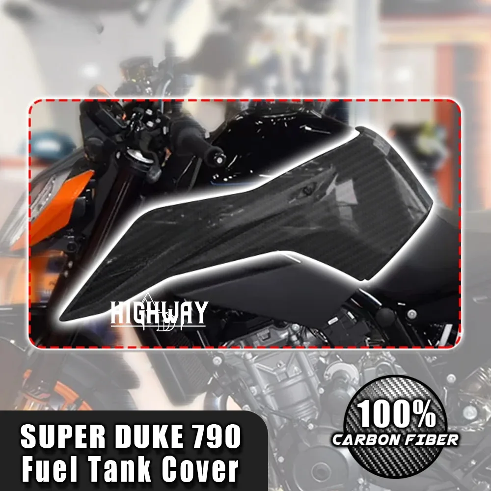 

Для KTM Superduke 790 2018 2020 2021 2022 100% полностью сухое углеродное волокно, комплекты обтекателей, детали, крышка fule tank для мотоцикла