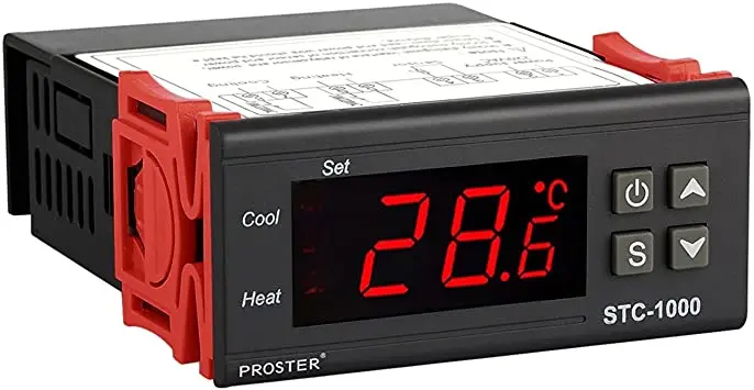 Elitech STC-1000 Temperature Controller Origin Digital 110V Centigrade Thermostat 2 Relays