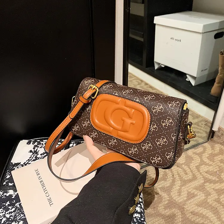 

Fashion Flap Shoulder Bag Women Printed Crossbody Purse Trendy Hobo Handbag Luxury Designer Casual