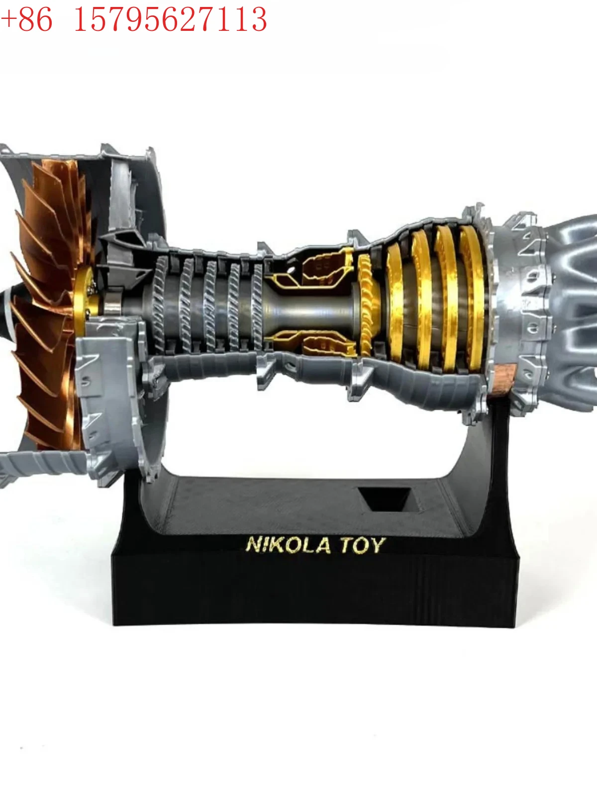 moteur-turbofan-trent900-modele-d'avion-21-centimetres