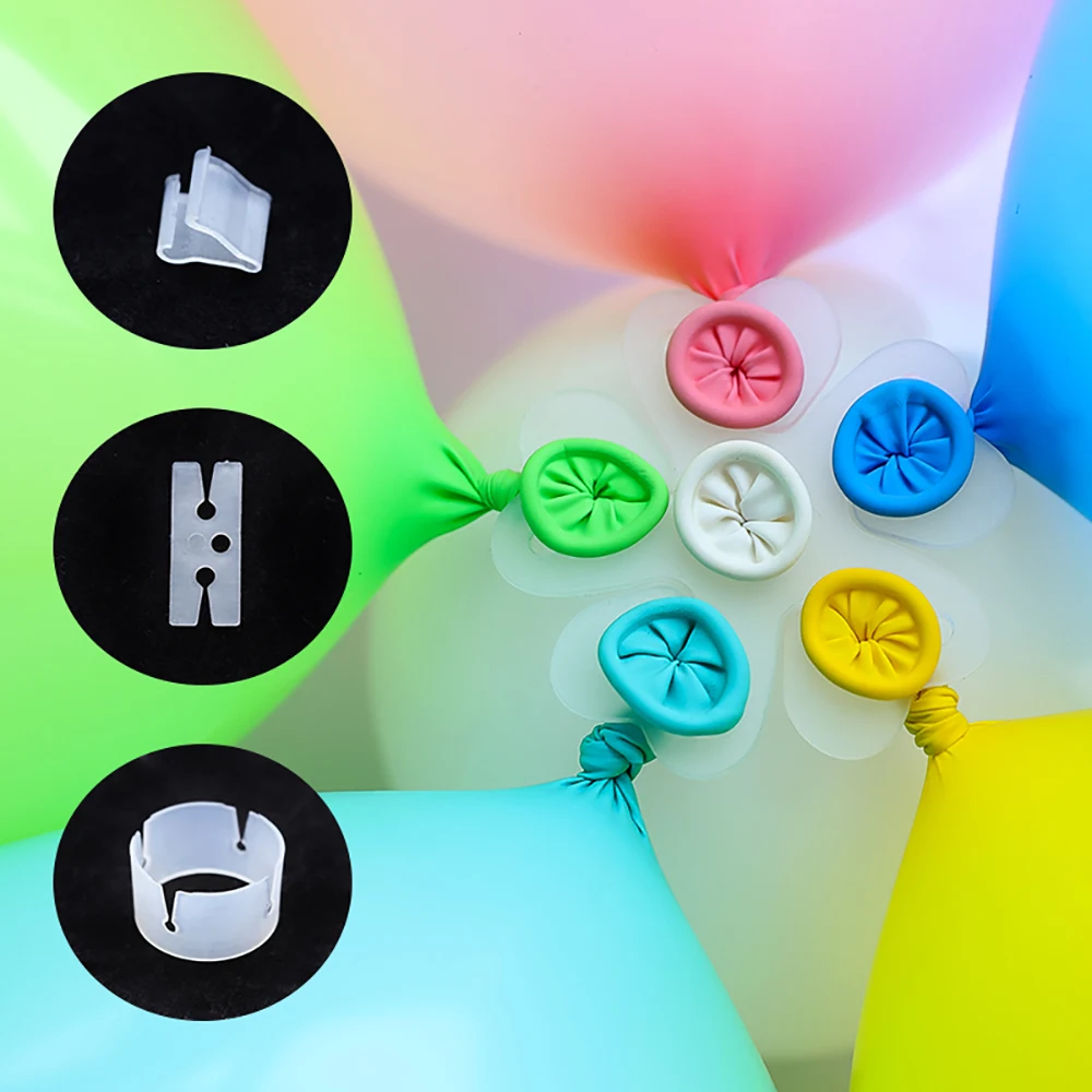Latex Balloon Clip Balloons Sealing V-clamp