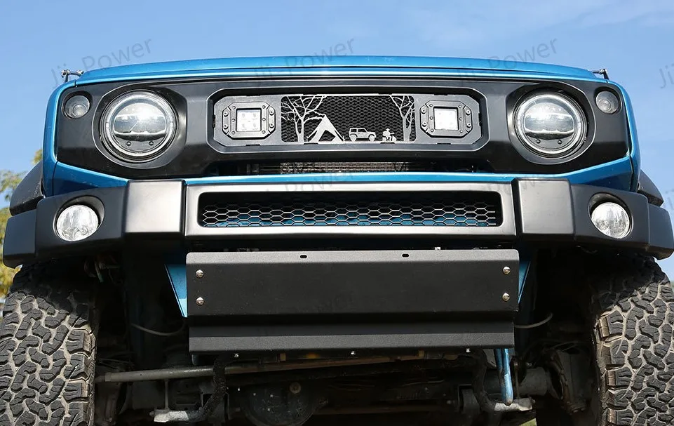 JP16 ODM تستخدم لسوزوكي جيمي JB64W JB74W شبكة أمامية دقيقة ABS غير مطلية بدون أثر شبكة خلوية صغيرة #5