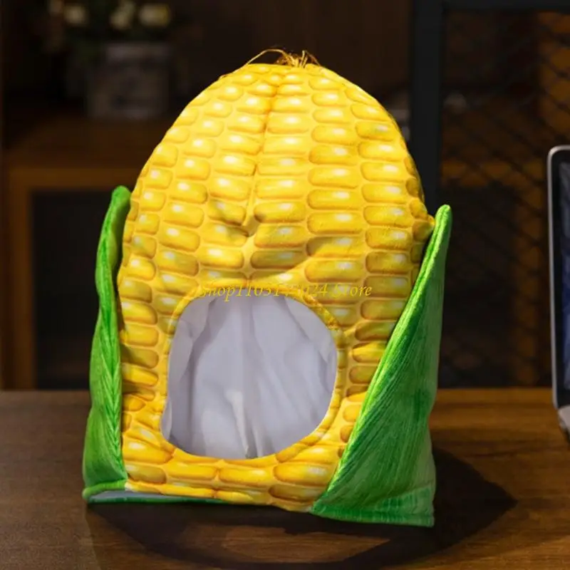 N5KE Adjustable Corn Hat Photography Prop Lightweight Design For Children Role Play Party Theme Activity