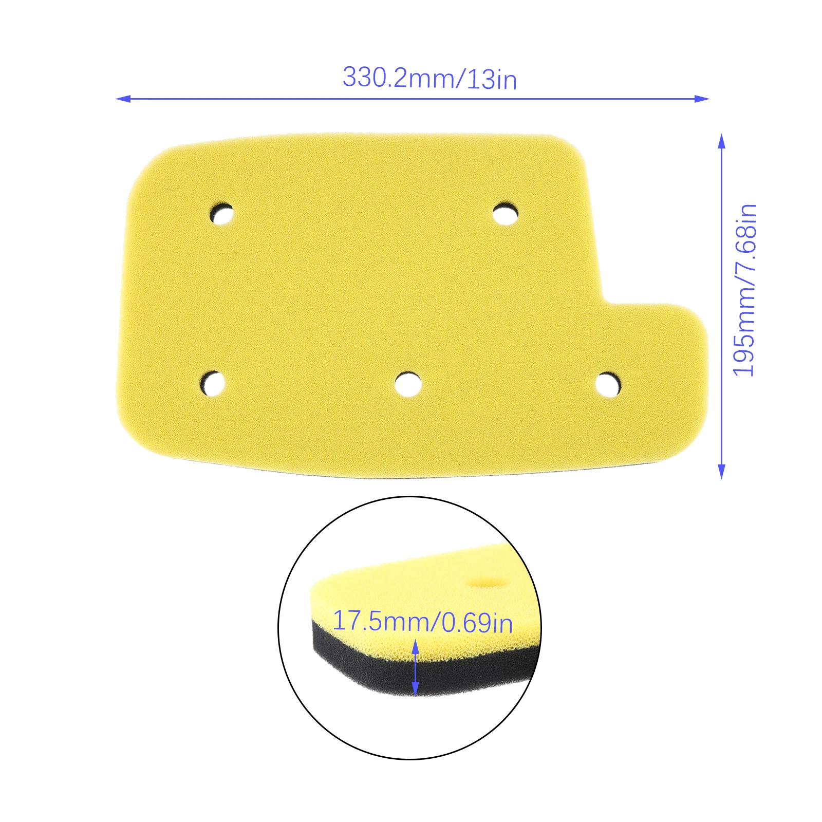 1Pc Replacement Air Filter Cleaner For Arctic Cat Models 400 500 650 H1 V2 4X4 Prowler 650 H1 2007 XT 2006-2007 Tool Parts