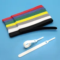 50/100pcs Releasable Cable Ties 150 200 250 300mm Plastics Fastening Reusable Cable tie Straps Nylon Wrap Zip Bundle Bandage Tie