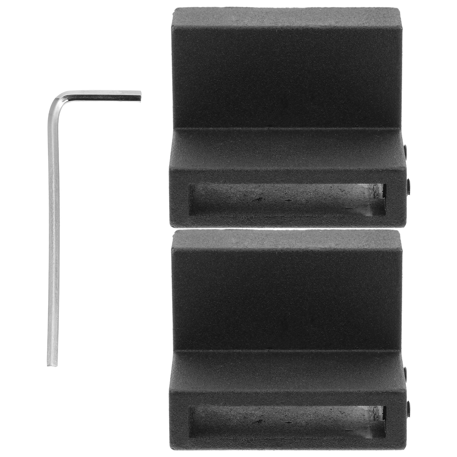 

2pcs 1 Pair Zinc Alloy Barn Door Rail Stoppers Rubber Cover Noise Reduction Adjustable Track Roller Stopper Sliding Rail Damper