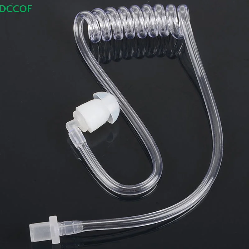 

1 шт. спиральная акустическая трубка для наушников рации, для систем слежения и безопасности, акустическая трубка-наушник