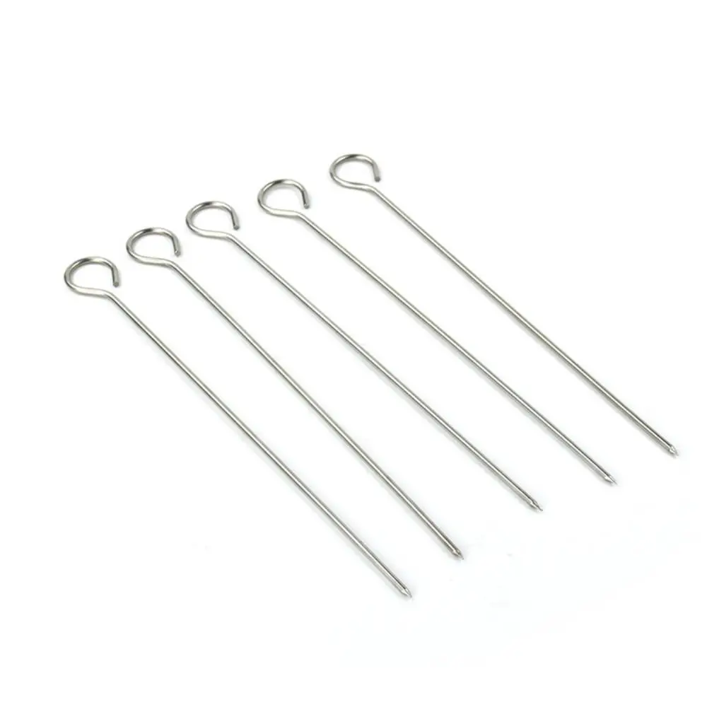 Stainless Steel BBQ Skewer Set Detachable Lightweight Vertical Roaster Reusable Easy To Install Hanger Skewer Stand Chicken