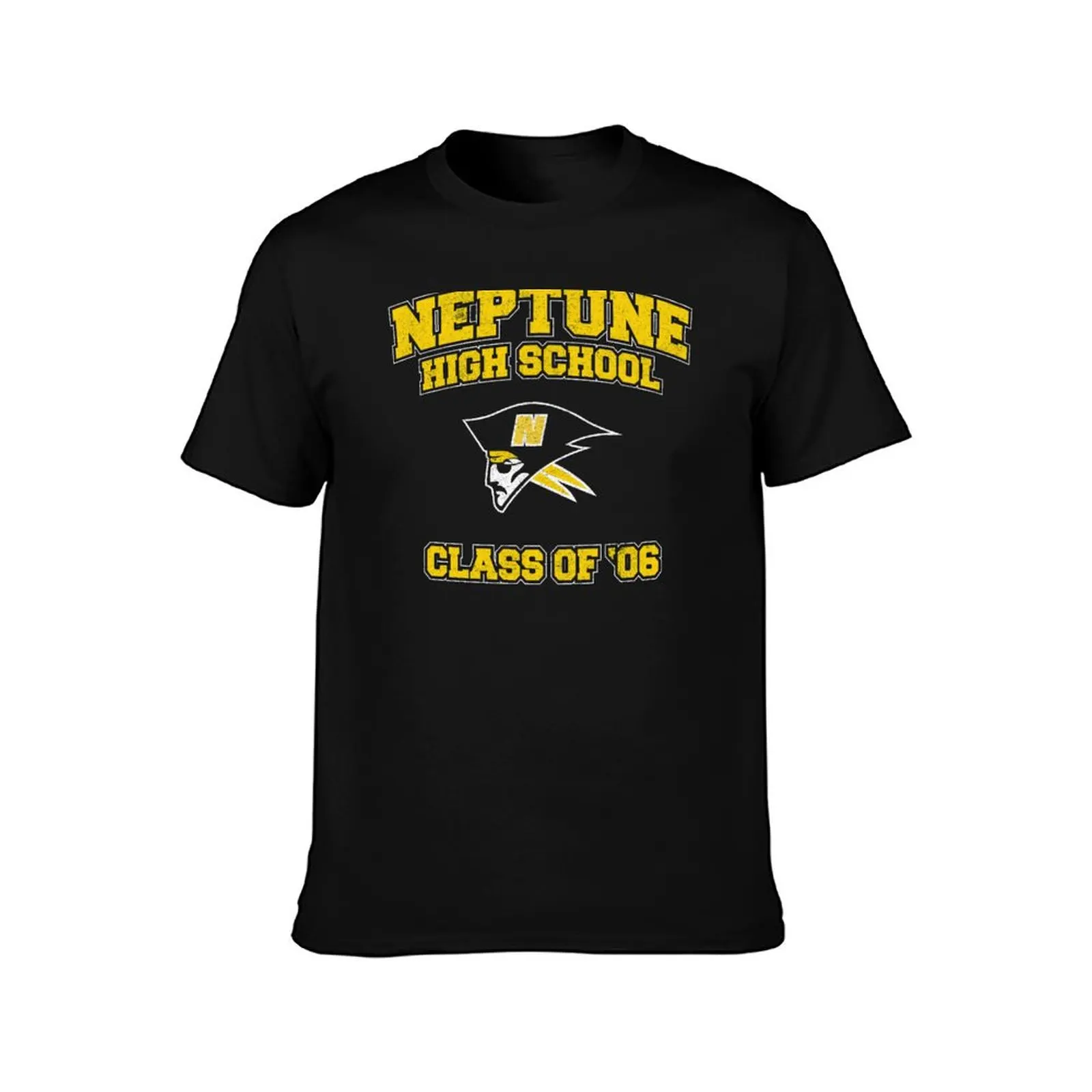 Neptune High School Class of '06 T-Shirt Simple Solid Color Crew Neck Tee T-Shirt