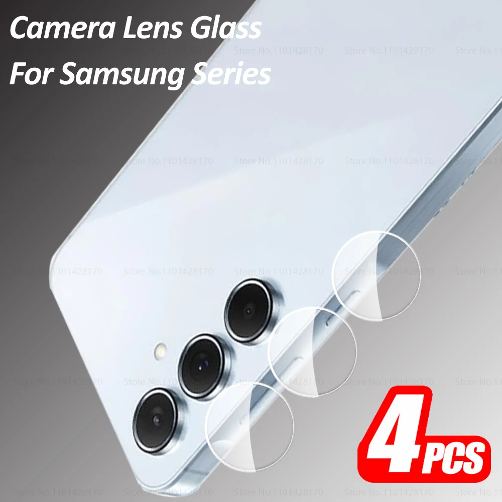 4 Set HD Camera Lens Protective Glass For Samsung A55 5G Camera Protector Galaxy S24 Ultra Plus A35 A25 A15 4G Z Fold 6 Flip 6