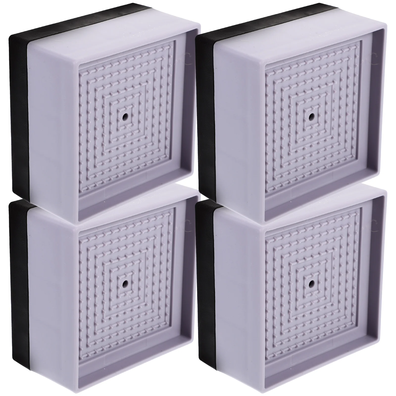 

4pcs Heavy Duty Furniture Risers Bed Lifts Chair Raisers Table Leg Riser Blocks Non-Slip Floor Protectors For Couches Cabinets