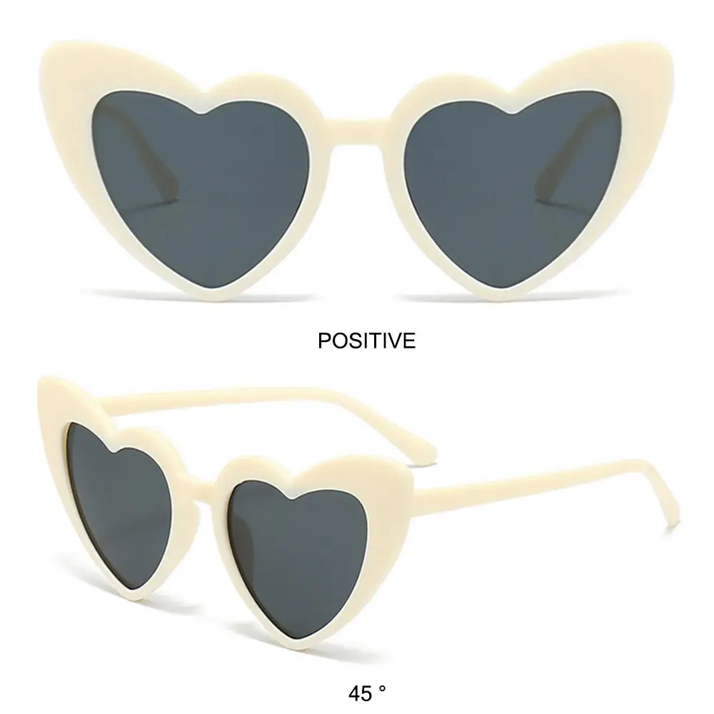 3-9 Years Heart-Shaped Vintage Glasses  Sunglasses Heart Sunglasses Toddler Sunglasses