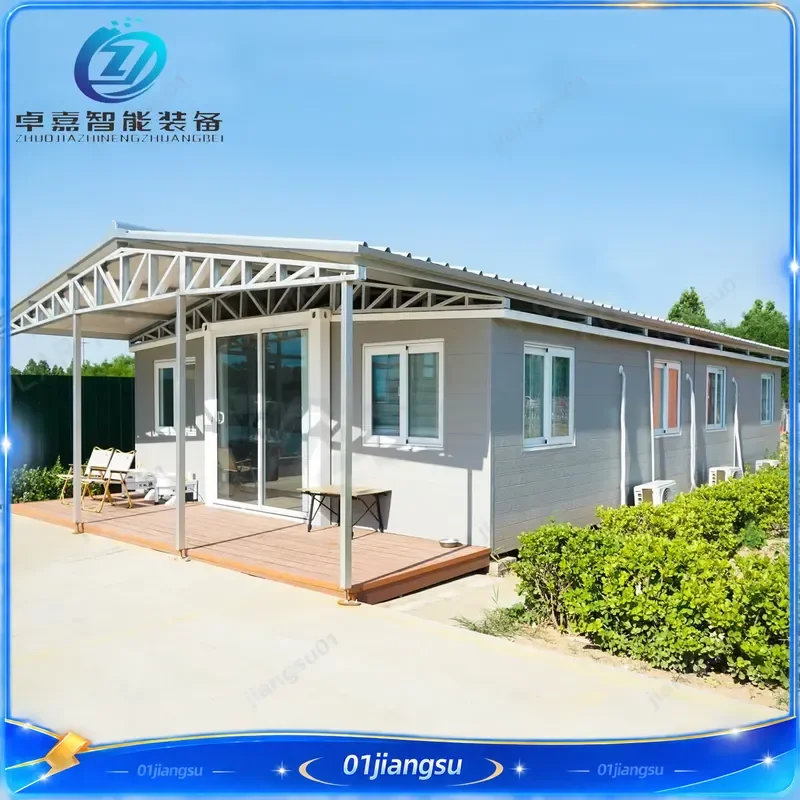 Waterproof Heat Insulation Detachable Prefabricated Movable Modular Office Dormitory Steel Frame Container House Factory