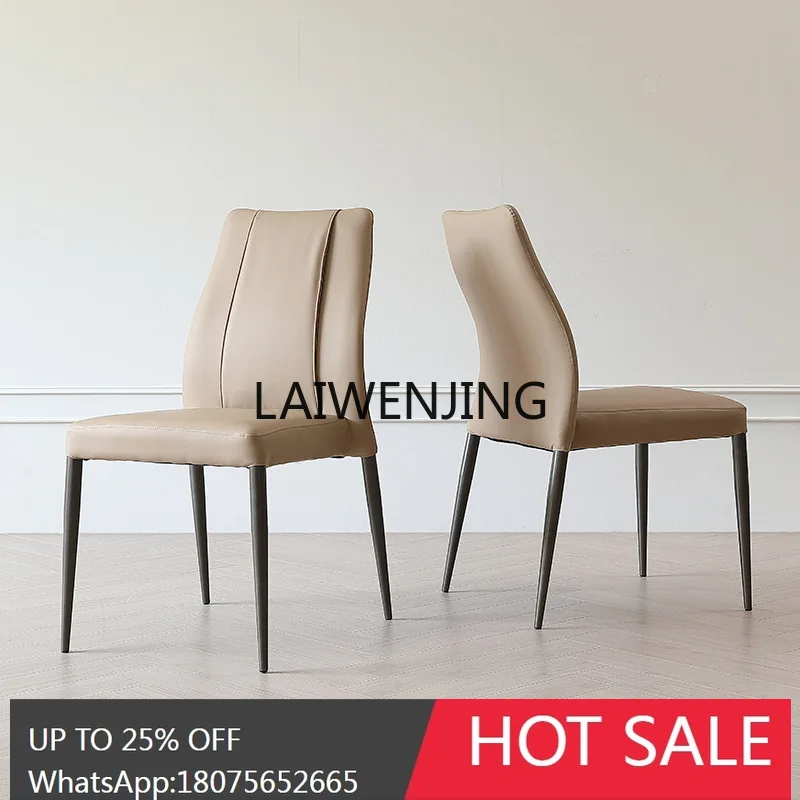 Italian minimalist Xipi soft modern apartment dining table and chairs