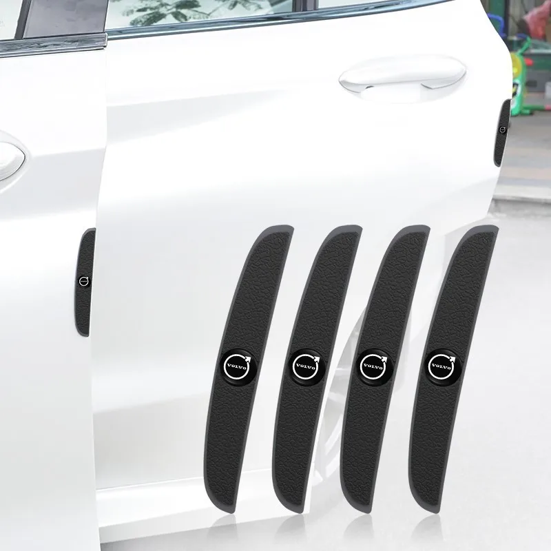 

4 шт. резиновая противоударная полоса, защитные наклейки на дверь автомобиля, зеркало заднего вида для Volvo Xc60 Xc90 V40 V60 S60 V50 V90 S80 C40 XC4