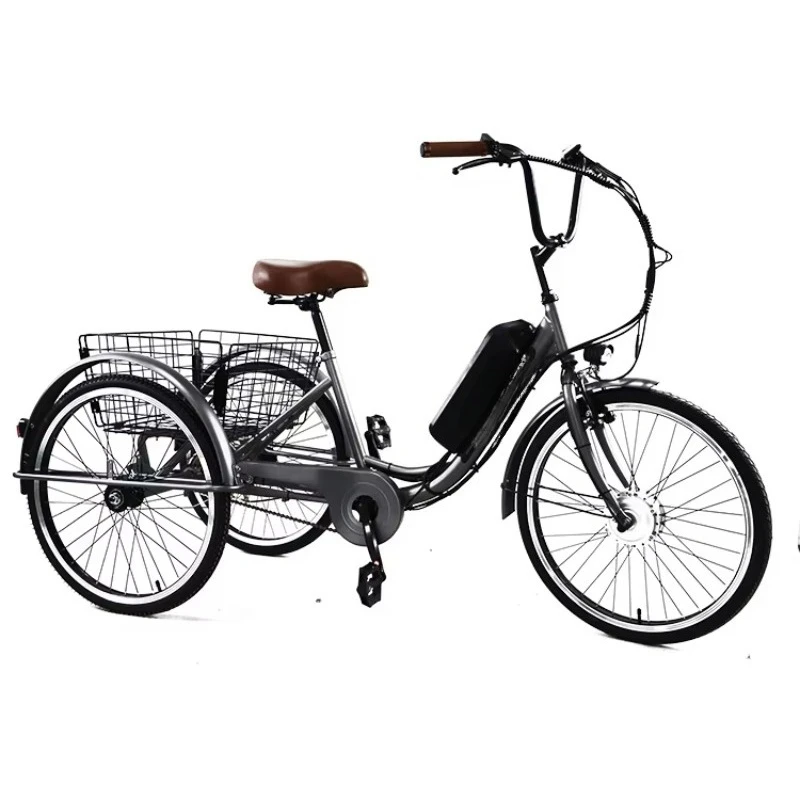 36V 250W electric hybrid bicycle 24 inch steel frame rear bracket 36v lithium battery freight electric bicycle