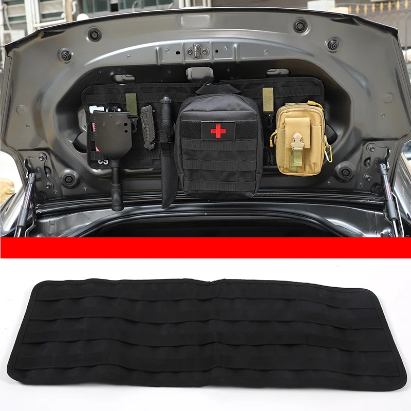 

For 16-25 Mazda MX-5/Fiat 124/Abbas 124 Car Trunk Lid Multifunctional Tool Hanging Pocket Oxford Cloth Car Accessories