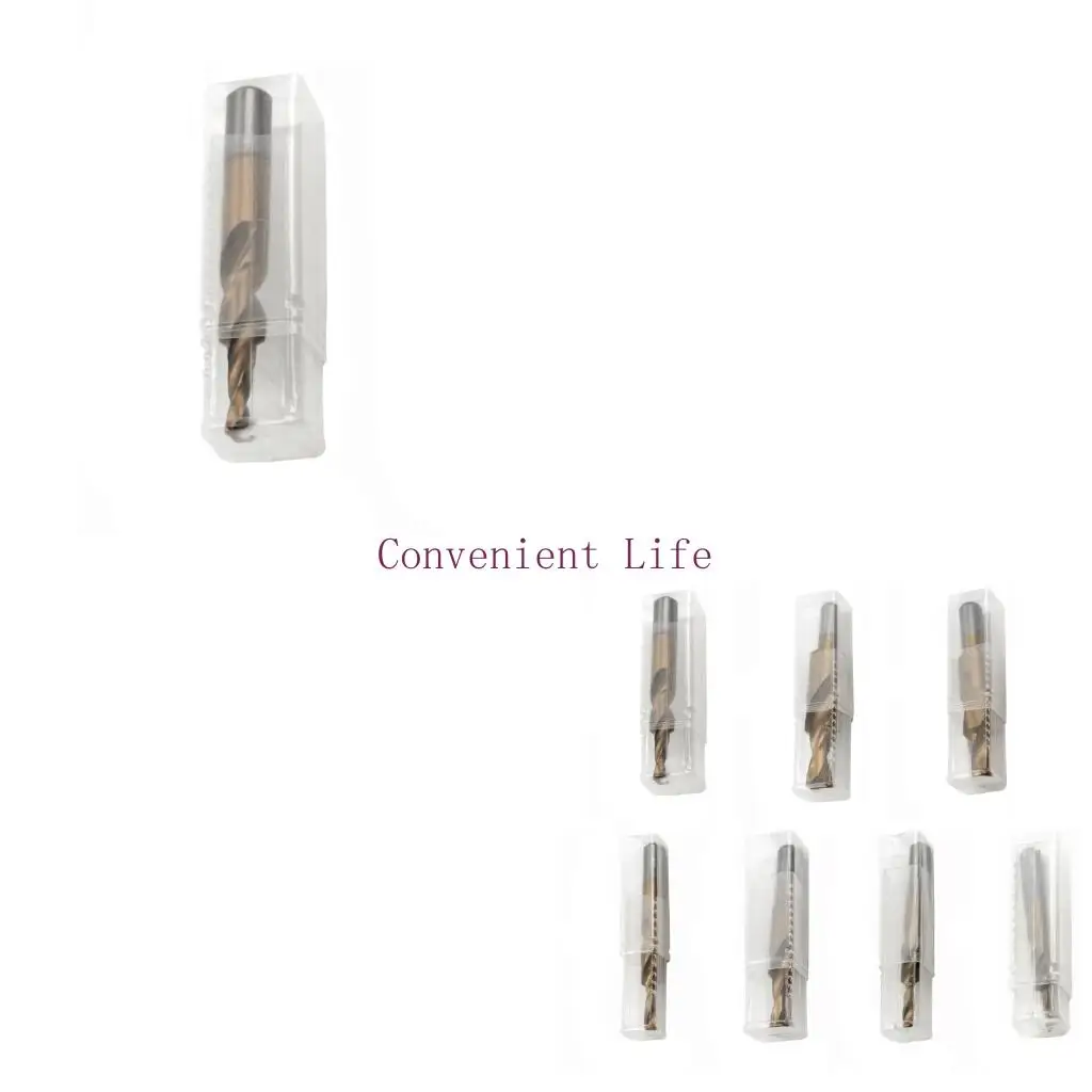 

L1EE HSS Ступенчатые сверла M35 Высокоскоростные стальные спиральные лестничные сверла Сверление пресс-форм