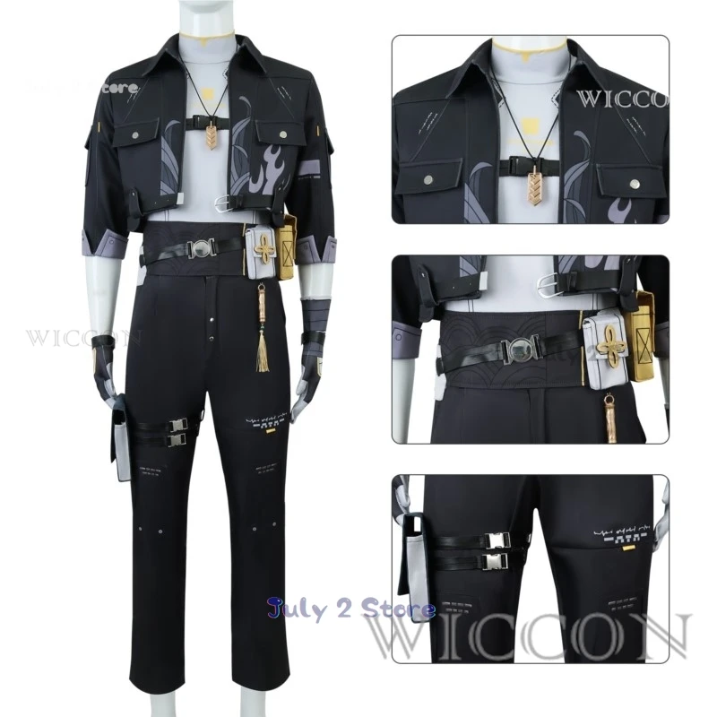 زي تنكري لموجات روفر للرجال والنساء ، زي الشخصية الرئيسية ، لعبة شعر مستعار ، مرنان ، حفلة هالوين ، الدعائم ، XXXL