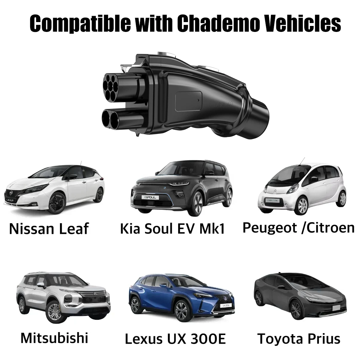 WUFEN CCS2 to CHAdeMO EV Converter Adapter 250A 1000V 250KW EU DC Charging Station to Japan EV Charging Adaptor For Nissan Leaf