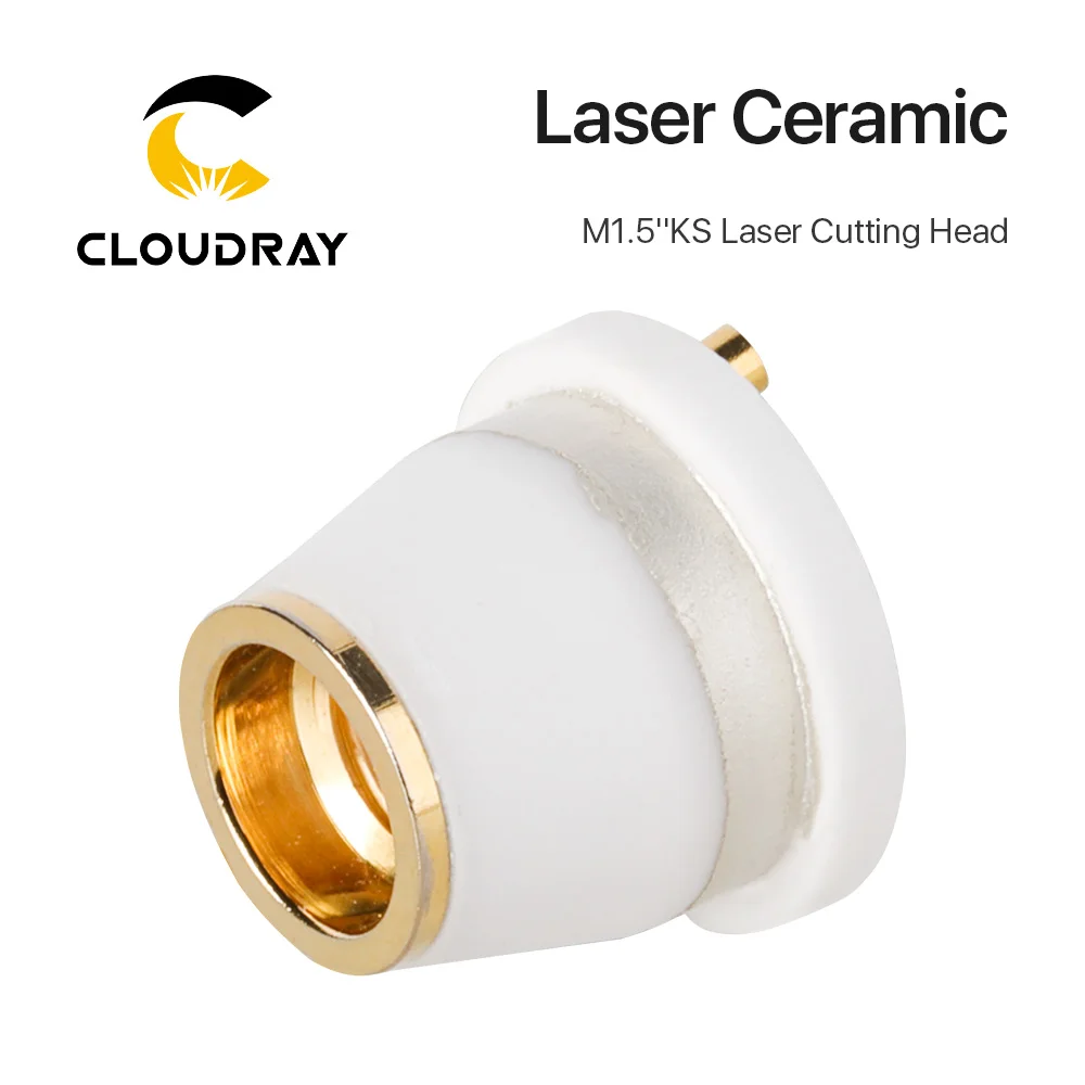 

Cloudray KT M1.5′′ KS Laser Ceramic Nozzle Holder Protective M5 Thread Dia.13mm for precitec M1.5′′ KS Laser Head Nozzle Part