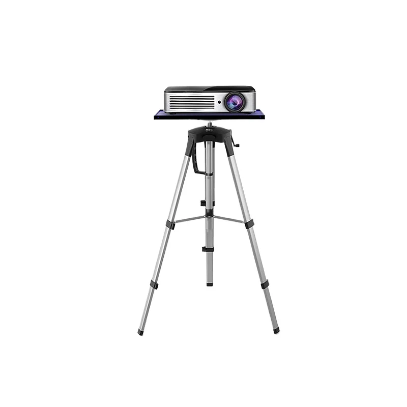 

Home projector tray tripod bracket Portable mobile free telescopic adjustable height Aviation aluminum alloy triangula