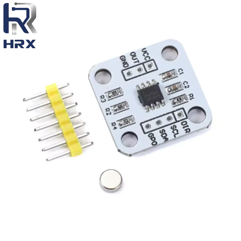 1-10pcs AS5600 magnetic encoder magnetic induction angle measurement sensor module 12bit high precision