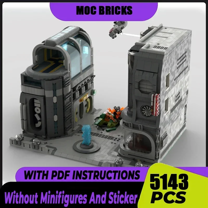 

Популярная Звездная Модель Фильма Moc Строительные Блоки Развлекательный Район Модульная Технология Кирпич DIY Сборка Строительная Игрушка Подарок