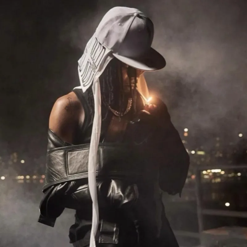 2025 Playboi Carti ALL RED álbum edição limitada boné periférico boné pontiagudo MZ215