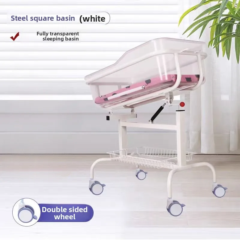 عربة أطفال طبية قابلة للتعديل، مركز أمومة لحديثي الولادة، طاولة تغيير حفاضات الأطفال المتنقلة، استخدام المستشفى، نمط التصميم #5