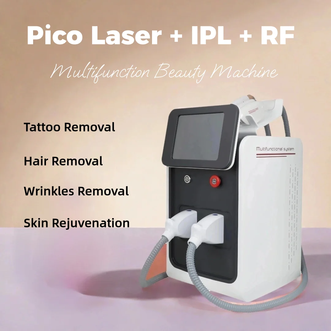 

Новинка 2023 года, портативная косметическая машина 3 в 1, IPL RF ND Yag, лазерная эпиляция, средство для удаления татуировок, многофункциональное устройство для ухода за кожей ‌