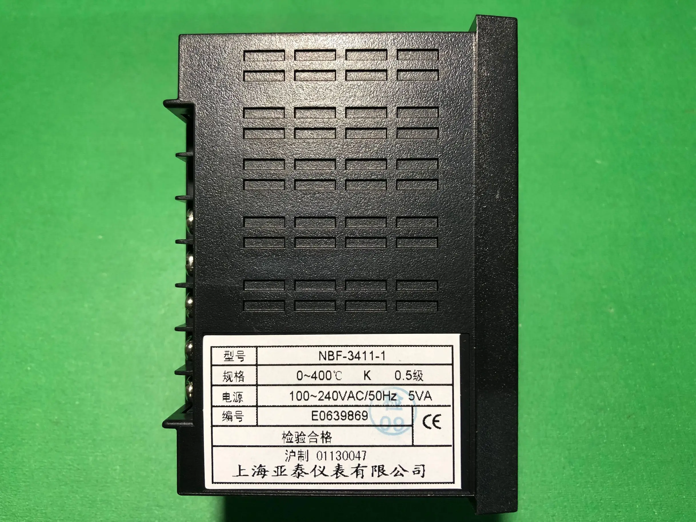 NBF-3411 Shanghai Yatai Instrument Temperature Controller NBF-3410B 3400 3912 3000 Yatai Temperature Controller