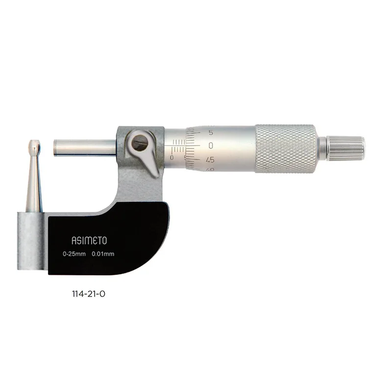 Asimeto different anvils are optional Tube Micrometers