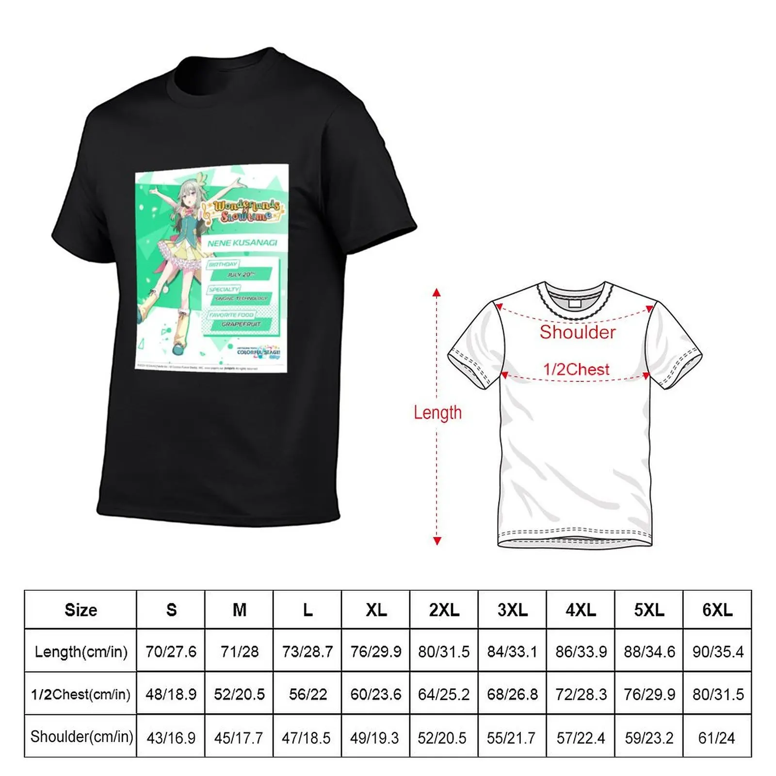 Nene Kusanagi T-Shirt shirts graphic tee quick drying vintage anime shirt luxury clothes men