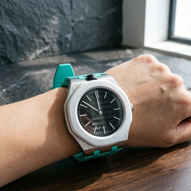 Watch Modification Kit Metal Case Silicone Strap Royal Pop Changer Wristwatch Mod Replacement Accessories