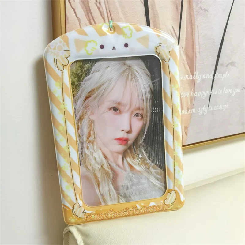 KPOP Card Holder Puppy Series A4 New Card Holder Card Holder LOMO Card Organizer Portrait Photo Display Frame Hanging Decoration