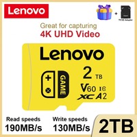 Lenovo 2TB SD Memory Card 1TB 512GB 256GB A2 U3 Micro TF SD Card 128GB High Speed MLC TF Card For Nintendo Switch Ps4 Games