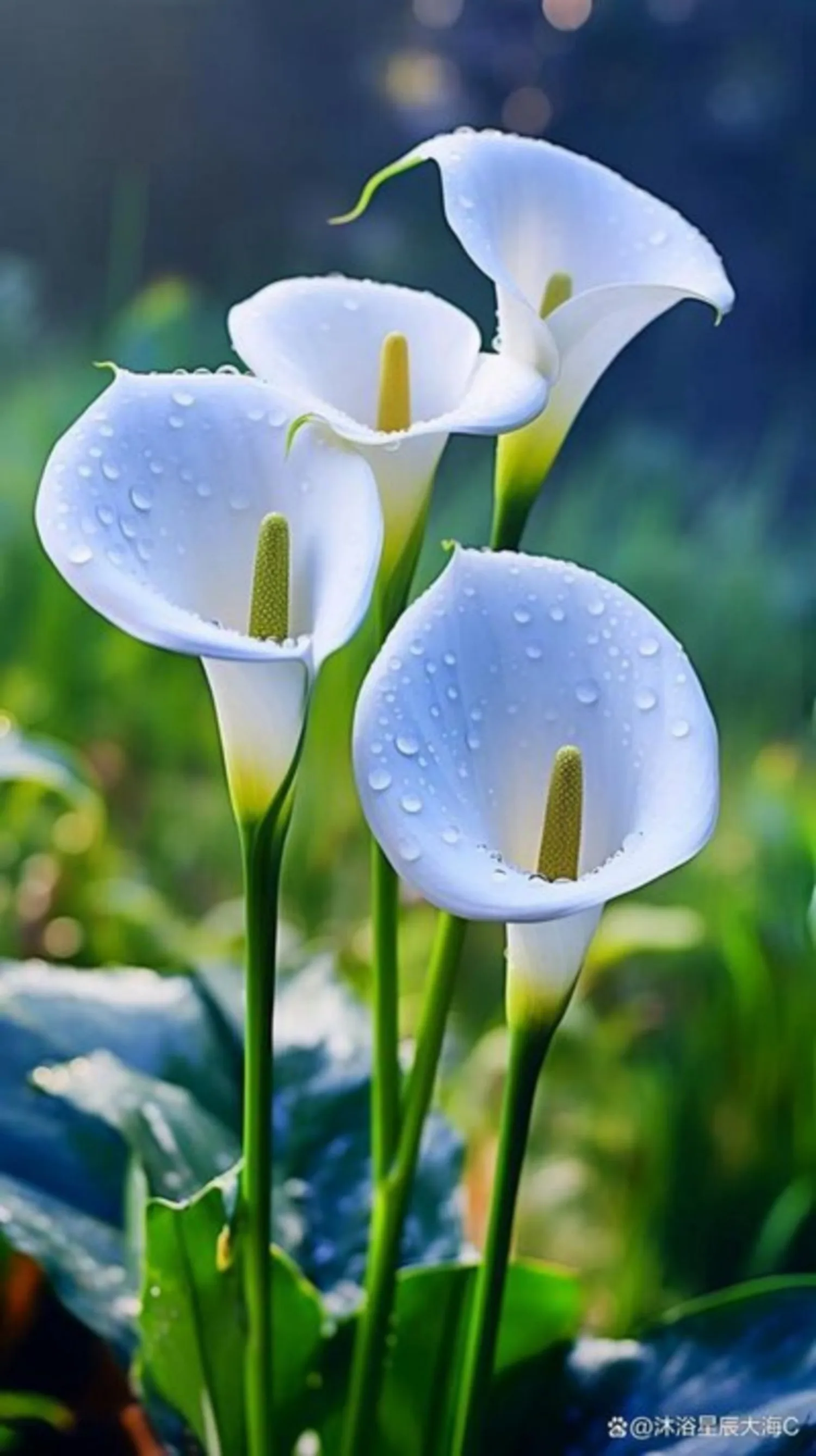 300909-Romantic Floral Hand Paint By Numbers Home Decoration Art