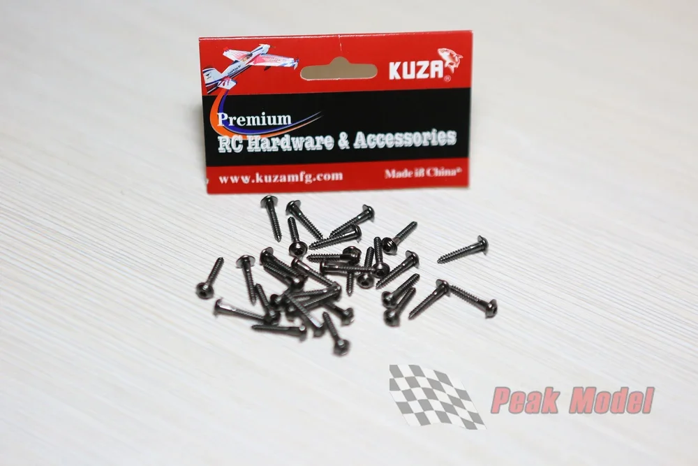 KUZA original servo screws 2.3mm x 15mm inner hexagon screws w/ washer self tapping servo screw for FUTABA JR HITEC MKS servo