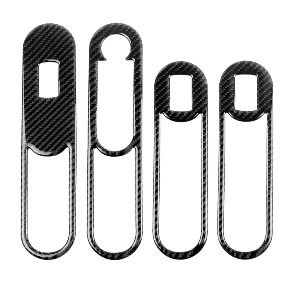 Carbon Fiber Window Lift Switch Panel Cover Trim for MINI Cooper Countryman F60