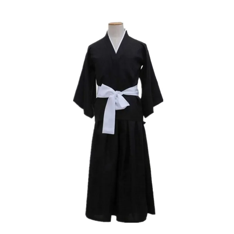 New Anime Bleach Kuchiki Rukia Cosplay Costume Rukia Kuchiki Wigs and Kimono Uniform Sets Die Pa Bleach Costumes