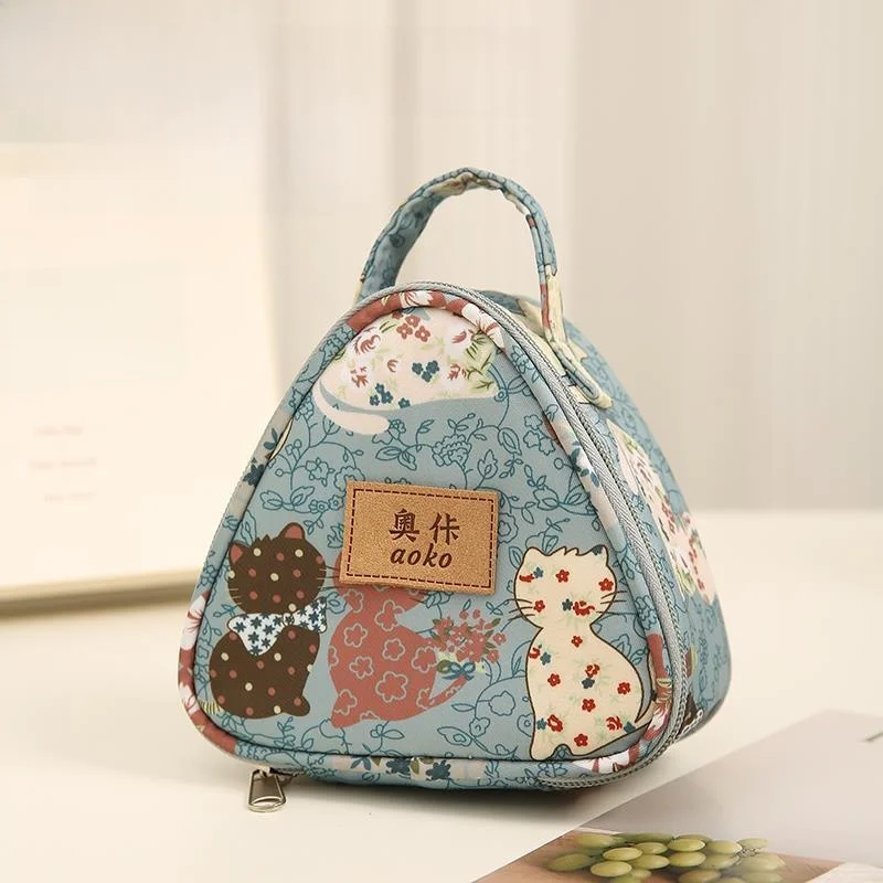 

Изолированная сумка из алюминиевой фольги Thiened, портативная термосумка для завтрака небольшого размера, сумка для обеда, ручная сумка для ежедневной ручной клади