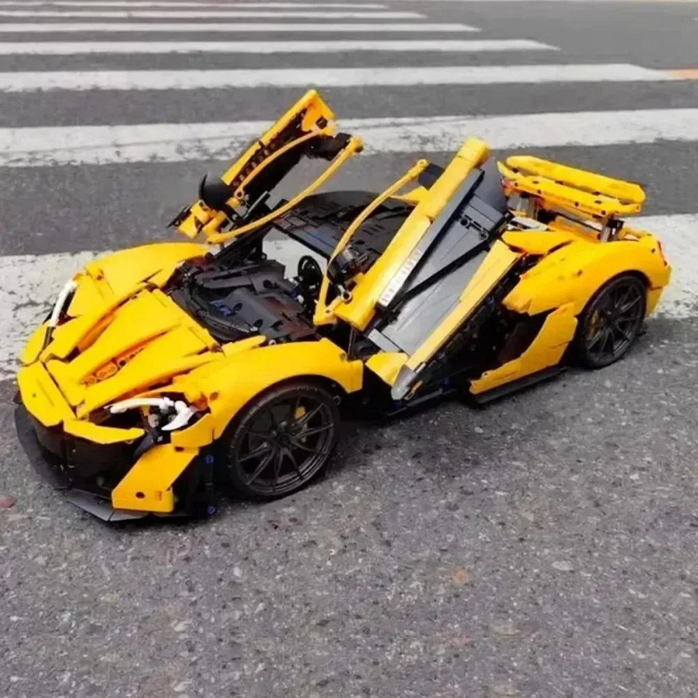 3893 قطعة لعبة رائجة البيع متوافقة مع MOC 1:8 supercar 42172 ماكلارين P1 مجموعة مكعبات البناء لعبة أطفال هدية عيد ميلاد