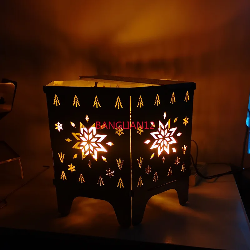 

Camping Equipment Campfire Folding Outdoor Firewood Stove